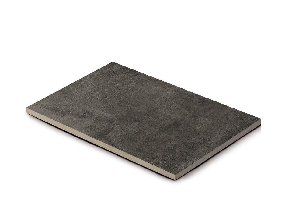 Gres spessorato SUPER HARD KERAMIK CEMENTO BLACK 40x80x3 cm