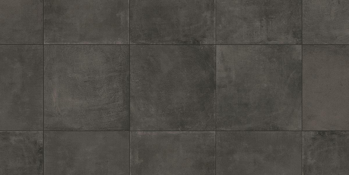 Gres spessorato SUPER HARD KERAMIK CEMENTO BLACK 80x80x3 cm