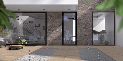 Gres spessorato SUPER HARD KERAMIK CEMENTO TAUPE 40x80x3 cm