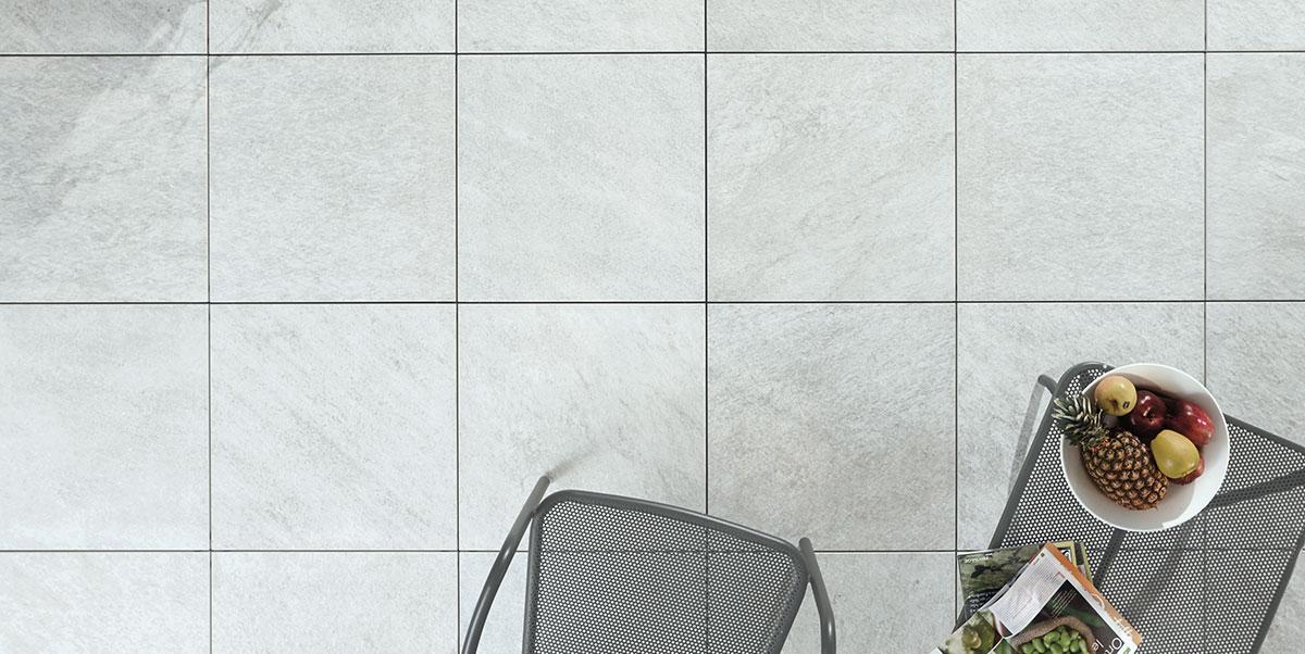 Gres spessorato COLOSSEO QUARZITE WHITE 60x60x2 cm