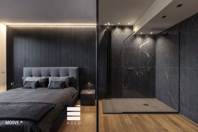 MOOVE.URBAN/Classic- Rivestimento a posa immediata - Finitura Charcoal- Doga Tower 13x149x2800mm