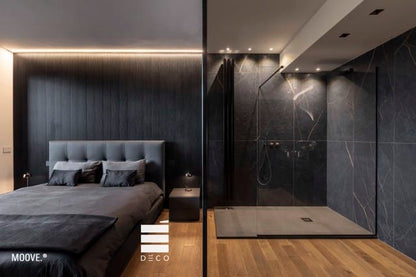 MOOVE.URBAN/Classic- Rivestimento a posa immediata - Finitura Charcoal- Doga Tower 13x149x2800mm