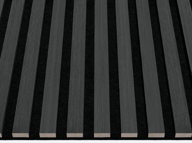 MOOVE.ZEN- Rivestimento a posa immediata - Finitura Charcoal- Doga Kappa 21x545x2900 mm