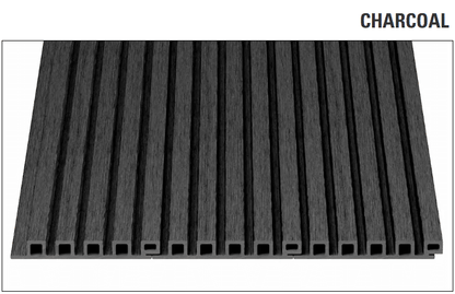 TWIX ULTRASHIELD- Rivestimento - Profilo Classic - 25x197x3000mm - Finitura Charcoal