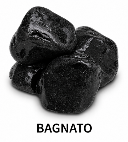 Ciottolo Nero Ebano selezionato e calibrato