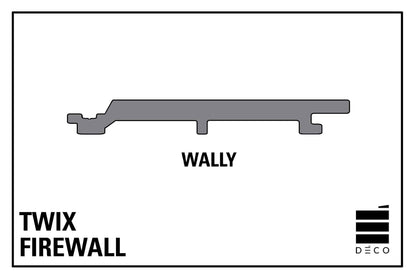 FIREWALL TWIX - Rivestimento - Profilo Wally - 18x173x2900mm