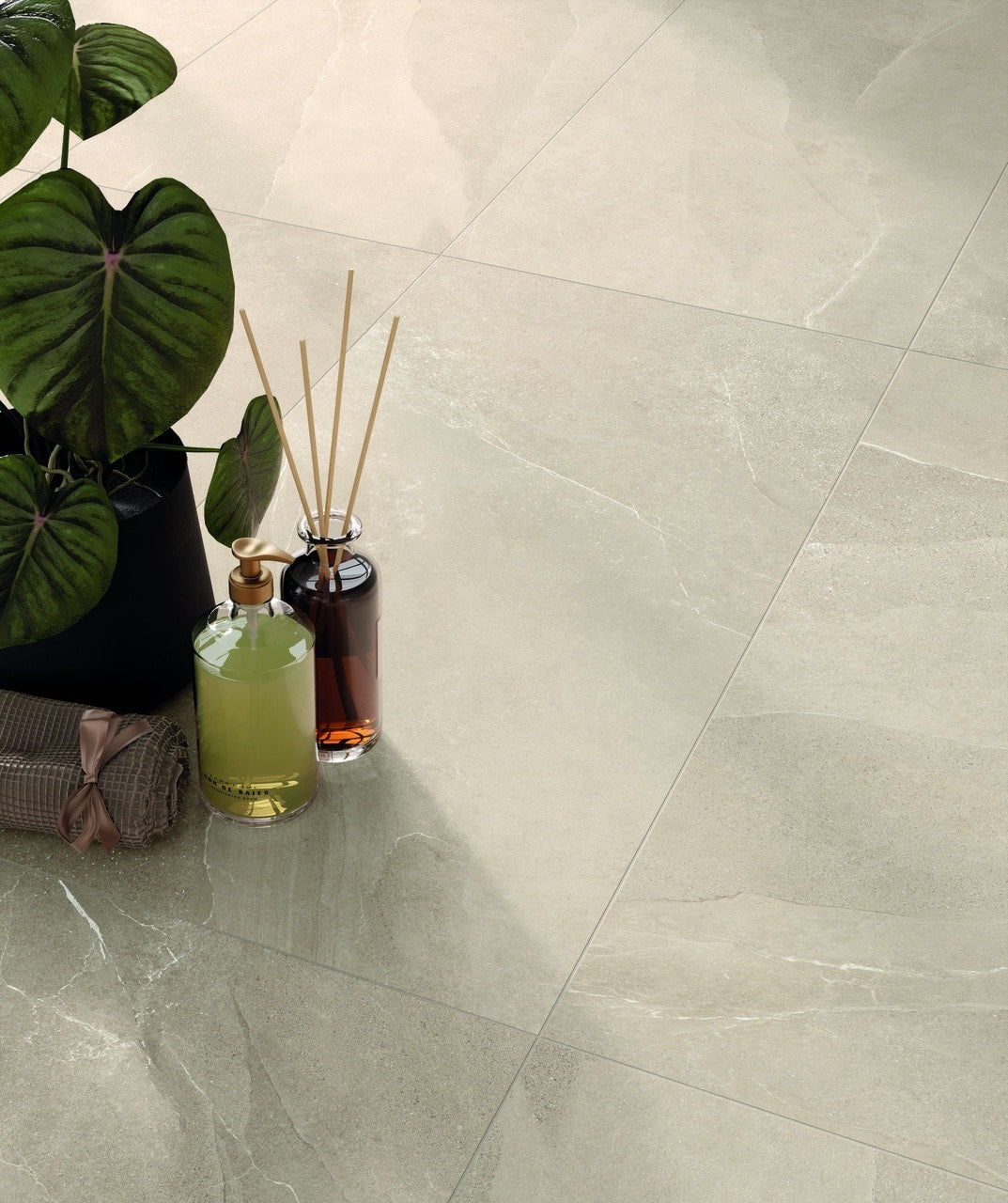 Gres spessorato ULTRA TIME STONE SABBIA 60x60x2 cm