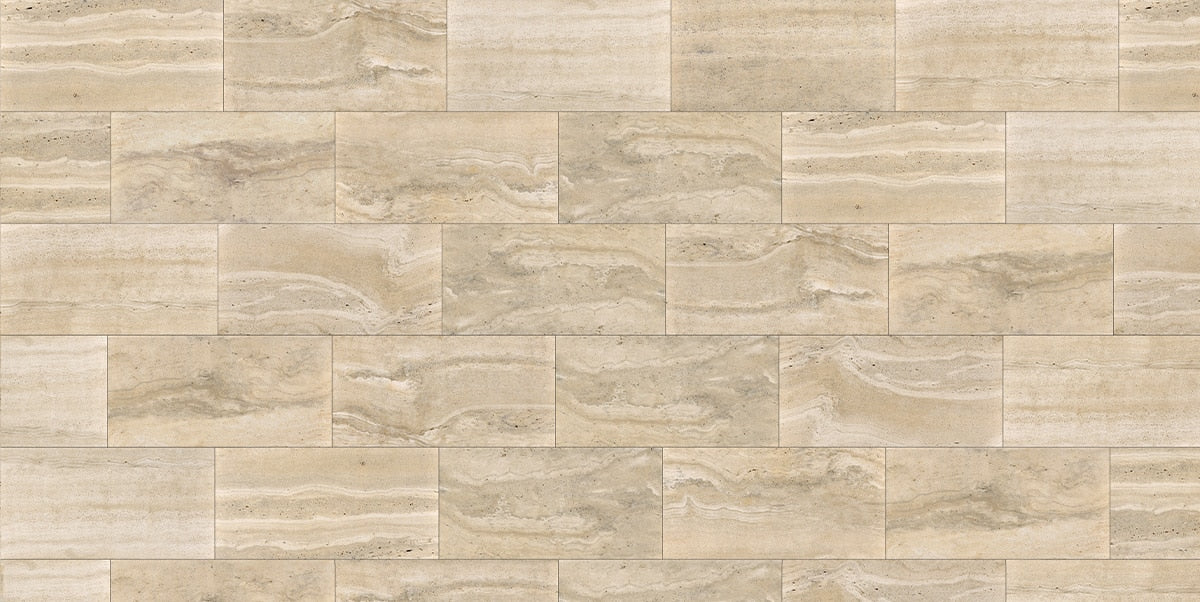 Gres spessorato DUOMO TRAVERTINO BEIGE 30x60x0,9 cm