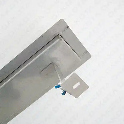 Kit - Canaletta Dakua+ Base con Griglia Inox Square 700 - Canaletta per doccia a pavimento 78x700