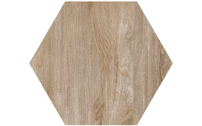 Gres spessorato ESAGONO FORESTA CHIARO - Ø 60-52x2 cm