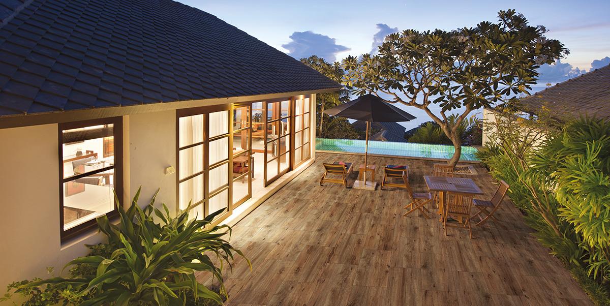 Gres spessorato SUPER HARD KERAMIK WOOD MARRONE 40x80x3 cm -STOCK DA 120,96 mq