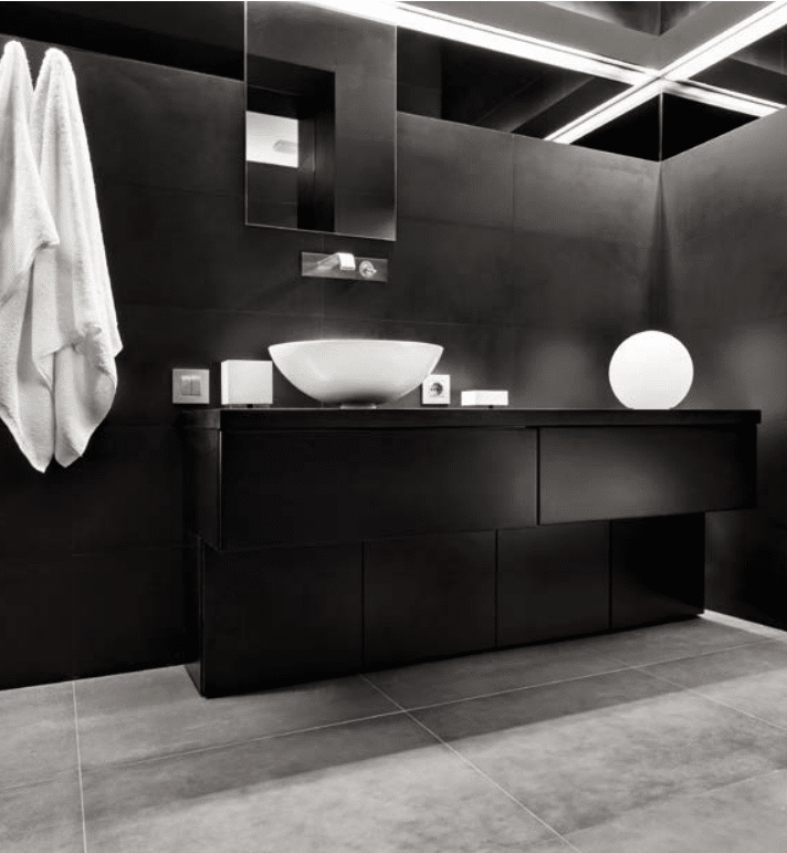 CLAP! GO - Pavimento a posa immediata - Maxi Piastrella Tiles Martis (Effetto Marmo) - 7x940x465mm