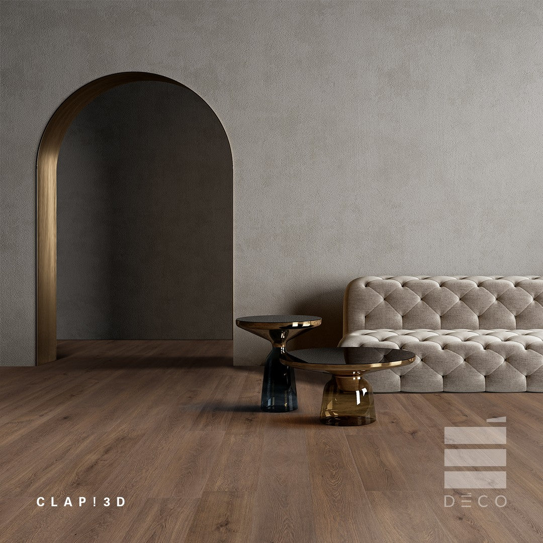 CLAP! 3D - Pavimento a posa immediata - Doga Max Gobi (Decoro Legno) 6x228x1800mm