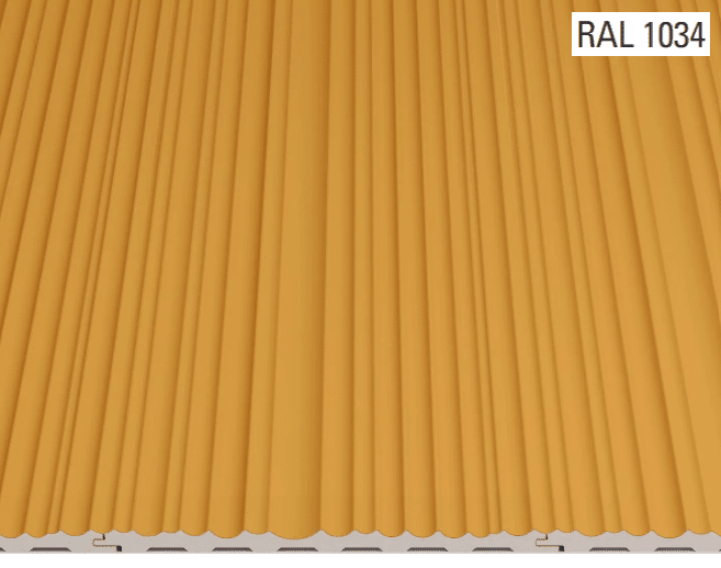 MOOVE.URBAN/Pop- Rivestimento a posa immediata - VERNICIATURA RAL Personalizzata - Doga Golden 11x206x2800mm