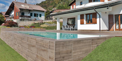 Gres spessorato WOOD HARENA HOLZ MARRONE 40x120x2 cm