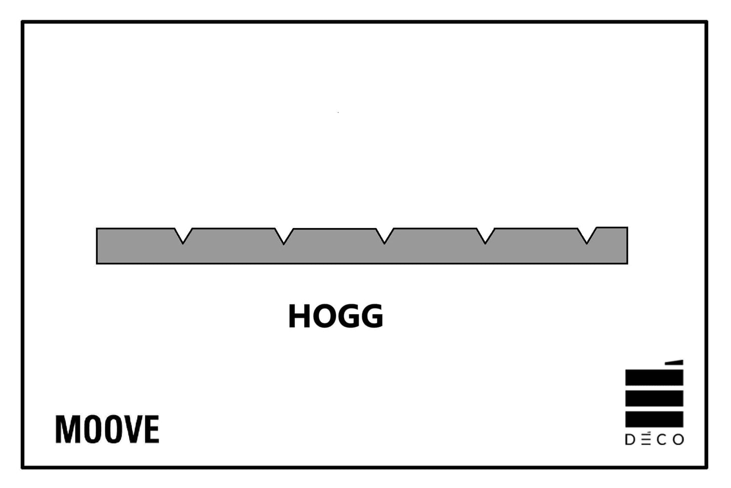 MOOVE.VITTER- Rivestimento a posa immediata - Doga Hogg 5x620x3050 mm - Colori Pop