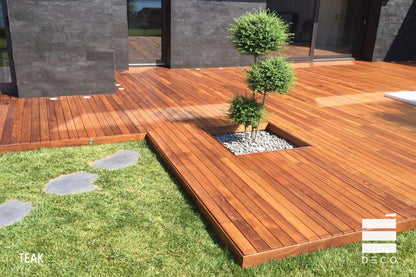 LEGNI NATURALI - TEAK - Doga S - 19x90mm