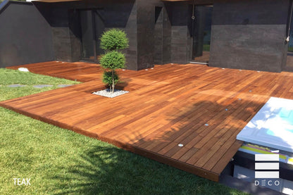 LEGNI NATURALI - TEAK - Doga L - 19x120mm