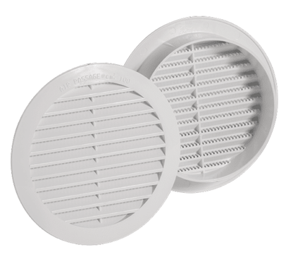 Griglia fissa tonda - imbocco 80 mm - Confezione da 100 pz.