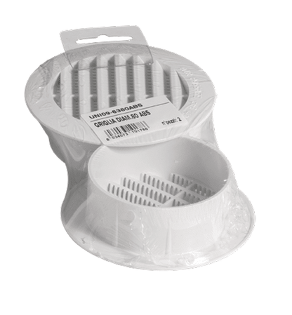 Griglia fissa tonda - imbocco 120 mm - Confezione da 50 pz.