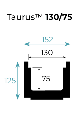 Taurus 130/75 - Canaletta di scolo
