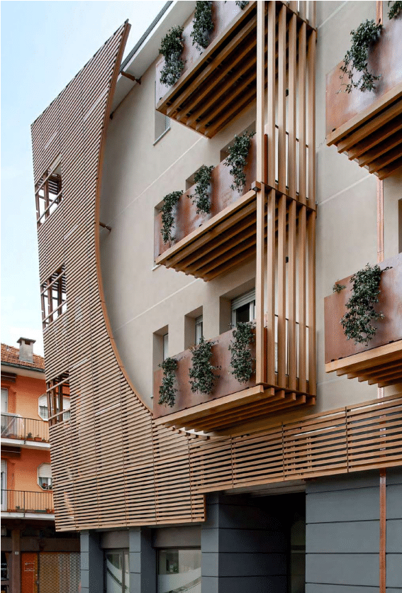 OUTLET - 117 pz ULTRASHIELD STILO WALNUT- Schermatura Frangisole - Stilo S - 60x42x3000mm