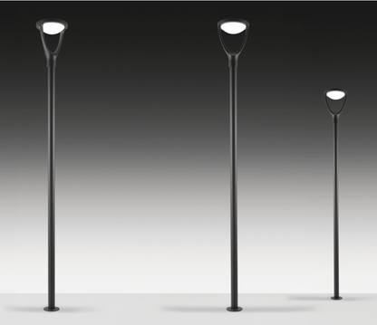 PARK - Lampada da appoggio/ Testa palo per ampie aree esterne - colore Antracite