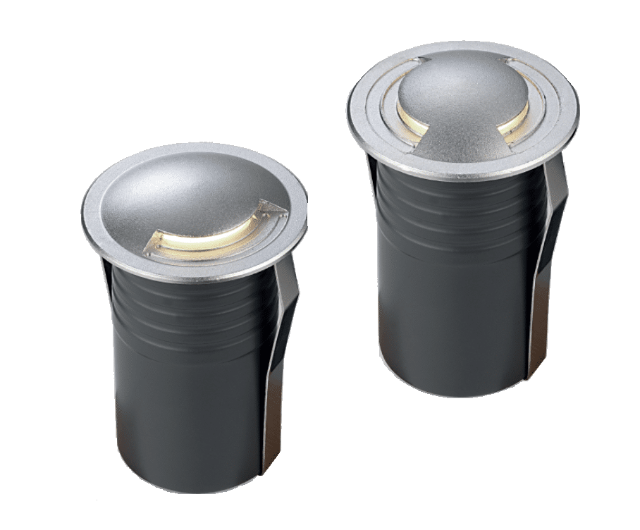 GONG - Faretto da incasso a terra Mono o Dual Emission