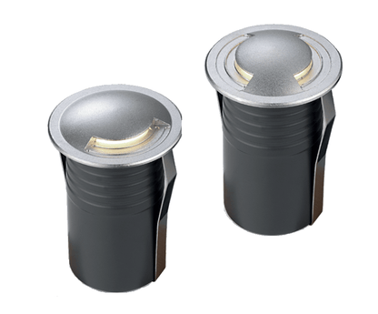 GONG - Faretto da incasso a terra Mono o Dual Emission