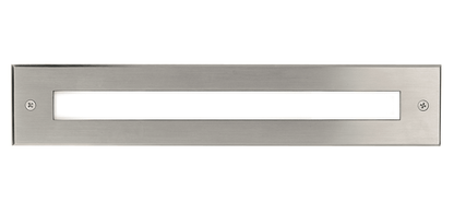 SKIN - Faretto da incasso a parete tondo - Small 3W o Big 5W - Finitura Acciaio