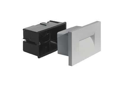 FAST - Faretti segnapasso a parete - Diverse Configurazioni - Colore Bianco o Grigio