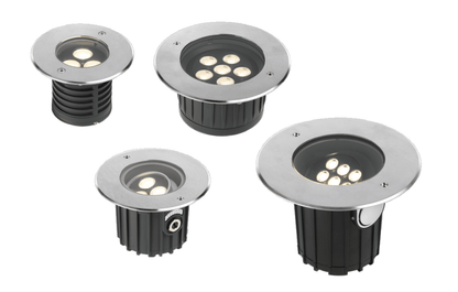 BART MULTILED - Faretto da incasso a terra fisso o orientabile