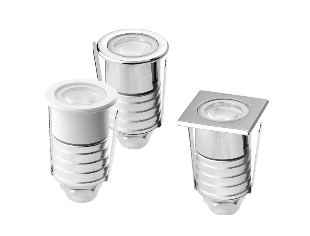 MINILED - Faretto da incasso a terra con dimensioni ridotte - tondo o quadrato
