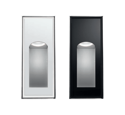 HOLE STEP - Faretto da incasso a parete - Colore Nero o Bianco