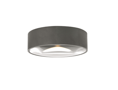 PLANET - Lampada a parete o soffito con una o due emissioni di luce - Colore Antracite o Grigio