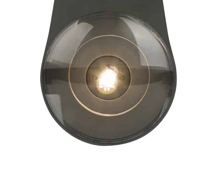 PLANET - Lampada a parete o soffito con una o due emissioni di luce - Colore Antracite o Grigio