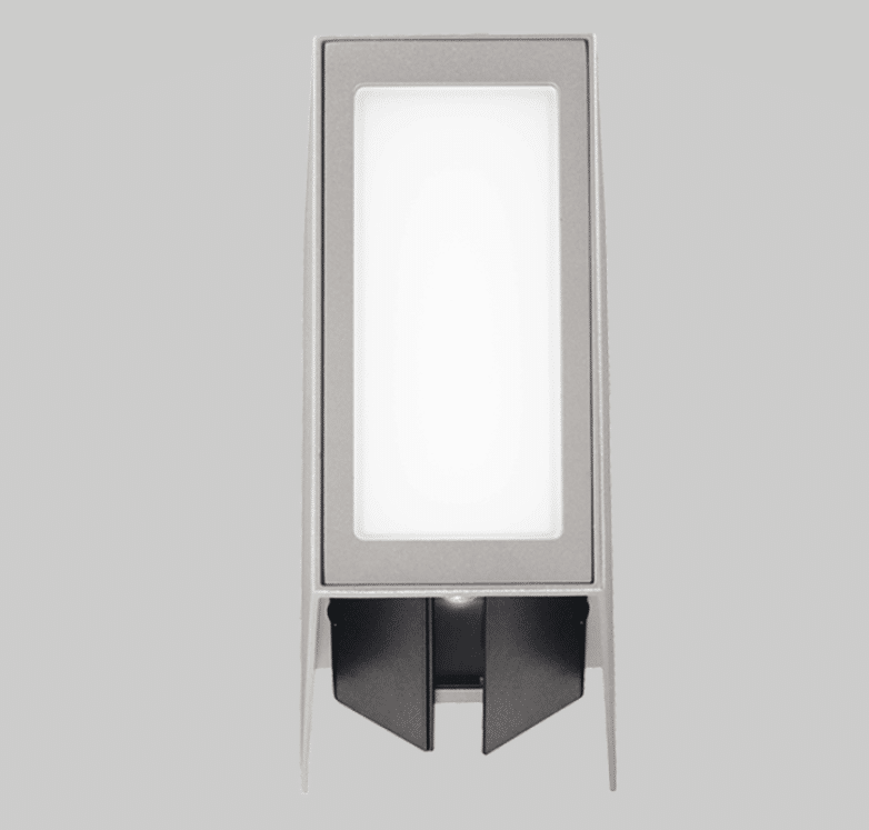 WIN - Lampada con cut-off regolabile a doppia emissione con o senza diffuser - Colori Antracite, Grigio e Bianco