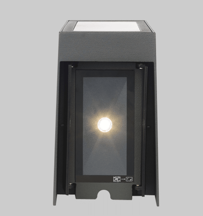 WIN - Lampada con cut-off regolabile a doppia emissione con o senza diffuser - Colori Antracite, Grigio e Bianco