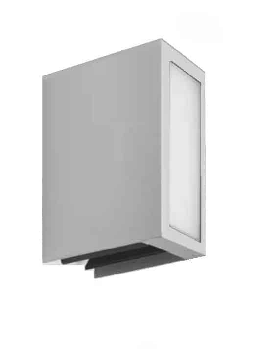 WIN - Lampada con cut-off regolabile a doppia emissione con o senza diffuser - Colori Antracite, Grigio e Bianco