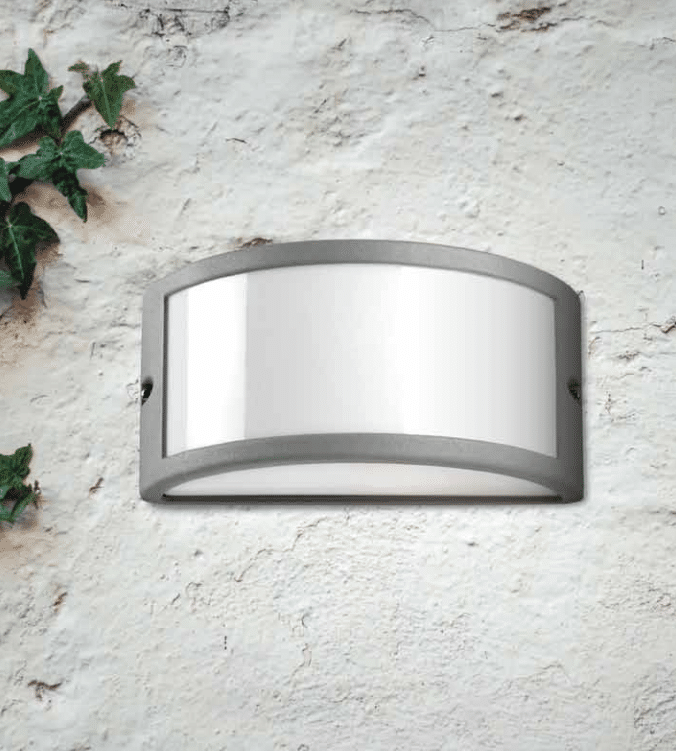 EFFECT - Lampada per esterno con Diffuser - Colori Grigio e Bianco