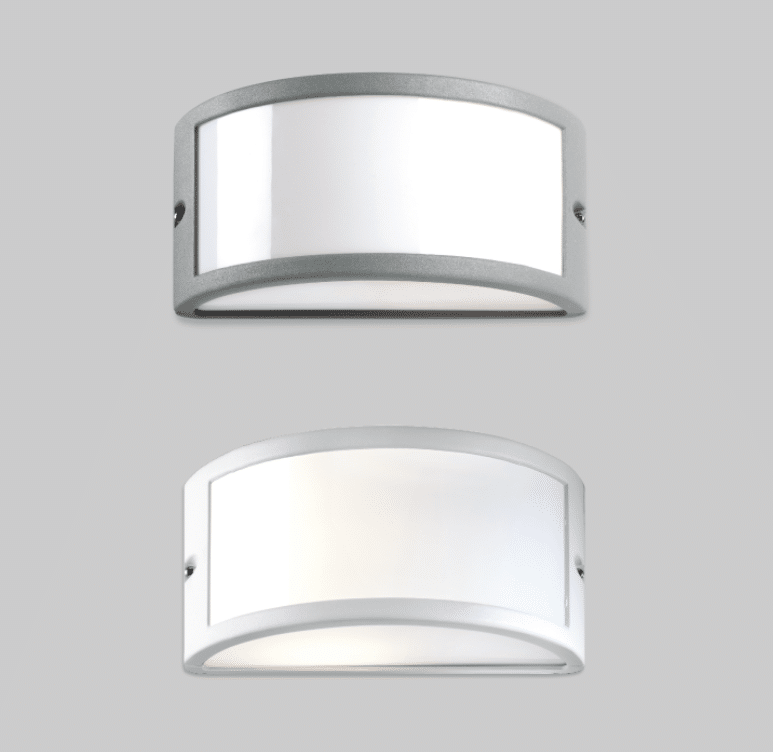 EFFECT - Lampada per esterno con Diffuser - Colori Grigio e Bianco
