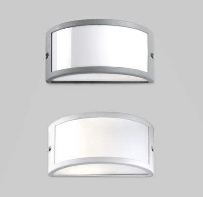 EFFECT - Lampada per esterno con Diffuser - Colori Grigio e Bianco