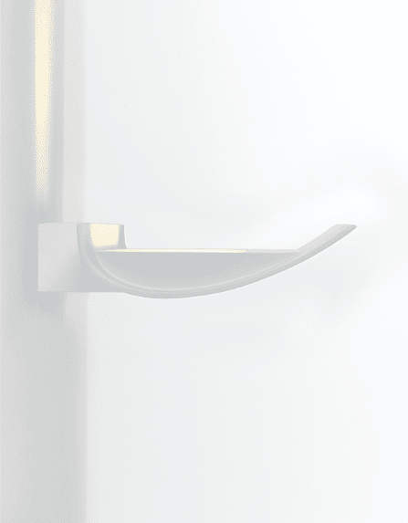 ONDA - Lampada a luce indiretta per interni ed esterni - Colore Bianco Opaco