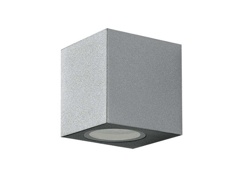 MARK - Lampada ad una o due emissioni luminose - Colori Grigio, Bianco e Ruggine