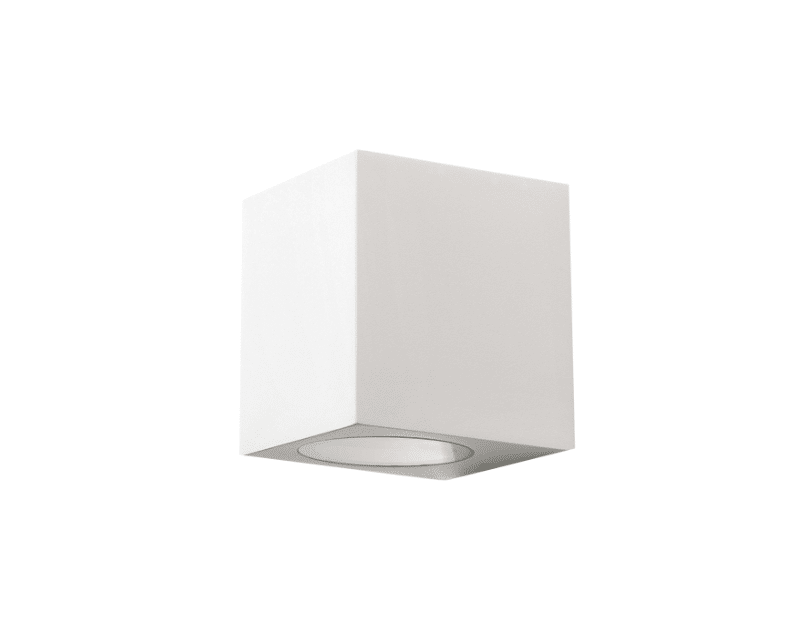 MARK - Lampada ad una o due emissioni luminose - Colori Grigio, Bianco e Ruggine