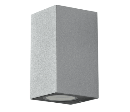 MARK - Lampada ad una o due emissioni luminose - Colori Grigio, Bianco e Ruggine