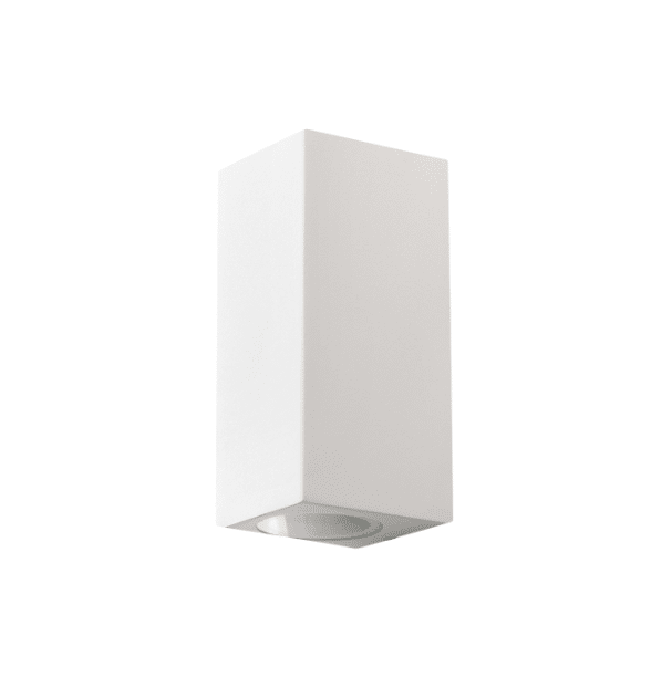 MARK - Lampada ad una o due emissioni luminose - Colori Grigio, Bianco e Ruggine