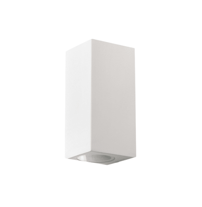 MARK - Lampada ad una o due emissioni luminose - Colori Grigio, Bianco e Ruggine