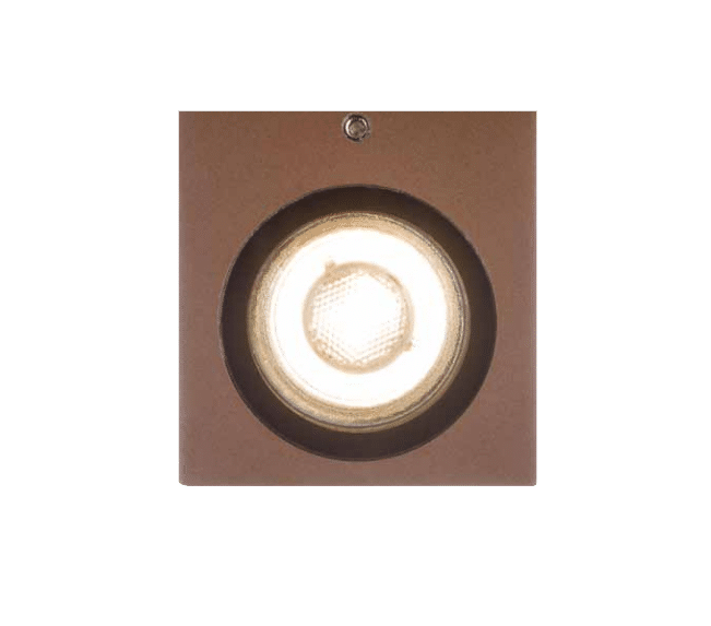 MARK - Lampada ad una o due emissioni luminose - Colori Grigio, Bianco e Ruggine