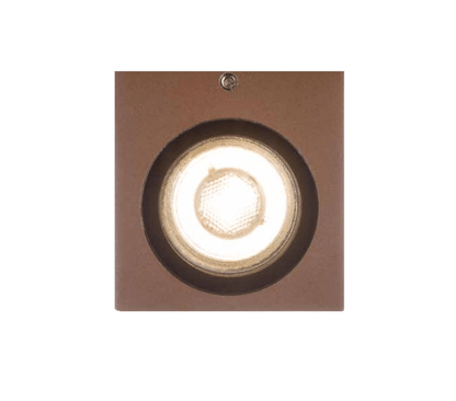 MARK - Lampada ad una o due emissioni luminose - Colori Grigio, Bianco e Ruggine